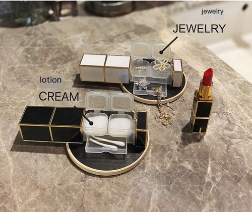 Luxury Lipstick Style Contact Lens Travel Kit