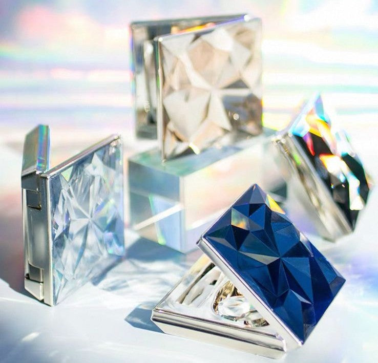 Prism Diamond | Multi-Faceted Crystal Mirror Compact