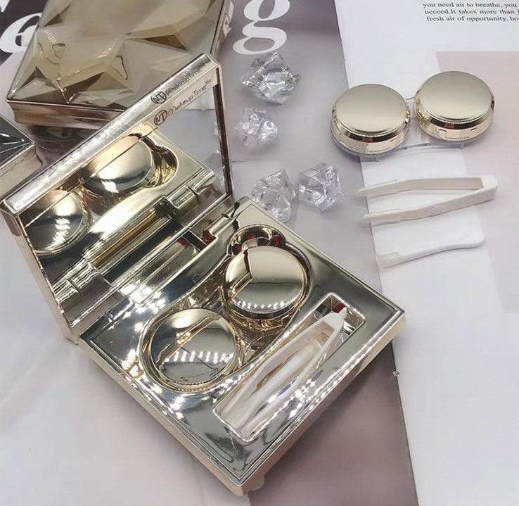 Prism Diamond | Multi-Faceted Crystal Mirror Compact